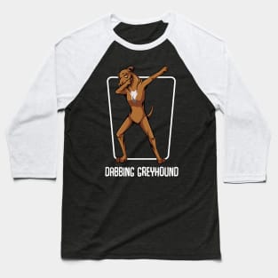 Sighthound - Dabbing Dab Funny Greyhound Dog Lover Baseball T-Shirt